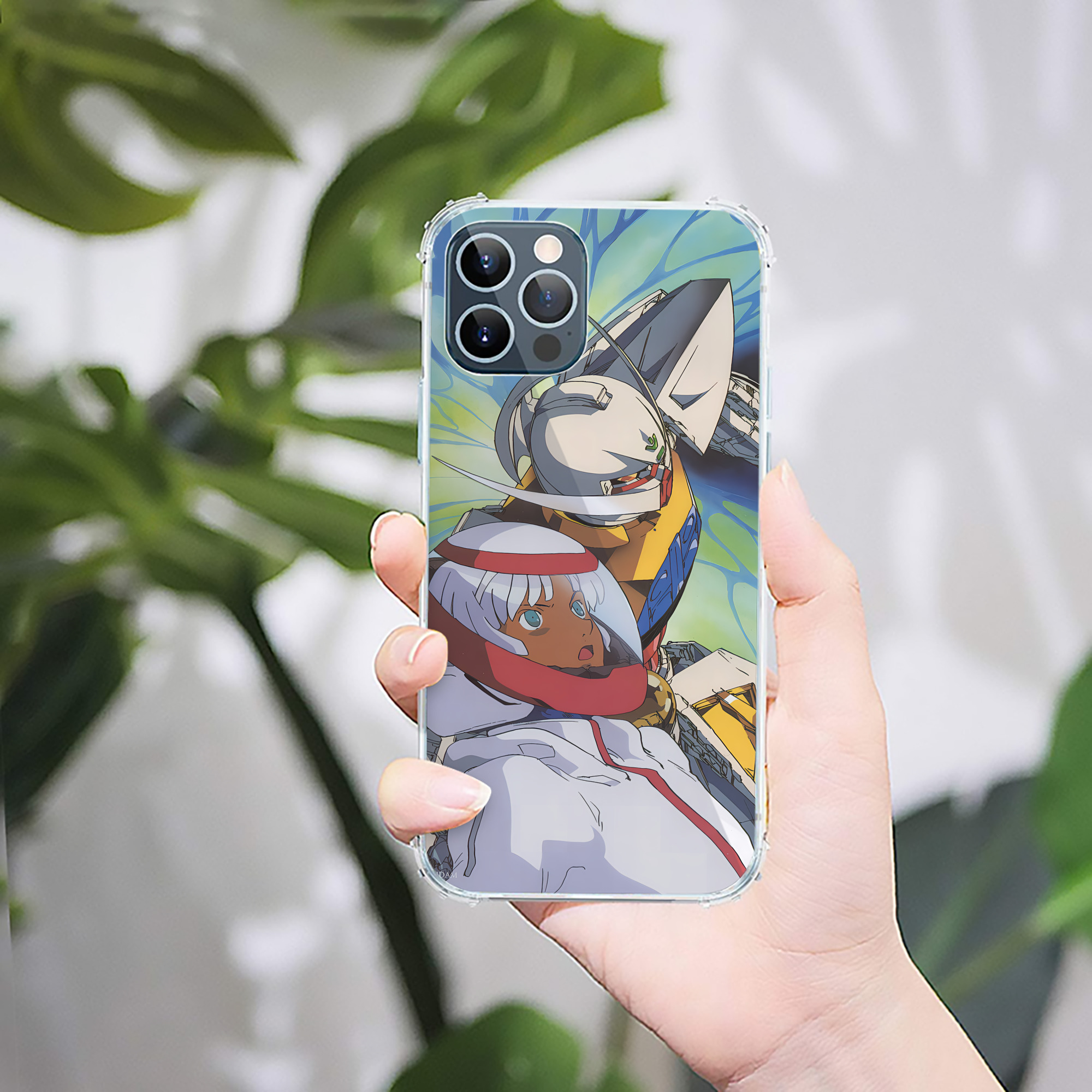 （画像用） 機動戦士ガンダム Mobile Suit Gundam 【iPhone 12シリーズ対応】透明スマホケース（クリアソフトケース）